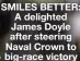  ?? ?? SMILES BETTER: A delighted James Doyle after steering Naval Crown to big-race victory