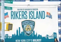  ?? ?? Rikers Island is reaching “a breaking point,” Attorney General Letitia James said on Tuesday.