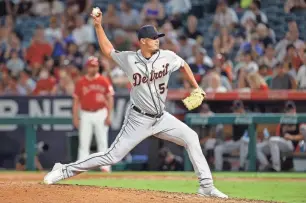  ?? RINGO H.W. CHIU/AP ?? Tigers pitcher Luis Castillo, who spent most of 2022 with Toledo, is pitching for Aguilas Cibaeñas in the Dominican Winterr League.