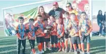  ?? ?? ▮ El equipo de la categoría U6 del Club Águilas de Piedras Negras se agenció el título del “Nacho Bowl Kids”.