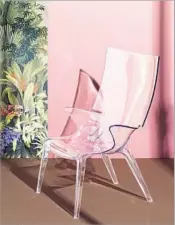  ?? Kartell ?? THE UNCLE JIM CHAIR by designer Philippe Starck is available at Kartell in Los Angeles for $720.