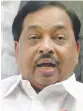  ??  ?? Narayan Rane