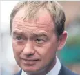  ??  ?? > Lib Dem leader Tim Farron