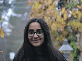  ?? SUPPLIED ?? Shreya Anand has become a leader in Earl of March’s 100-person WE club, which has helped raise thousands of dollars to support agricultur­e and food security projects in Haiti.