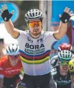  ?? Picture: GETTY ?? ON FIRE: Peter Sagan wins the stage.