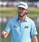  ?? ADAM HAGY/USA TODAY SPORTS ?? Max Homa had two wins and 13 top-10 finishes during the 2022-23 PGA Tour season.