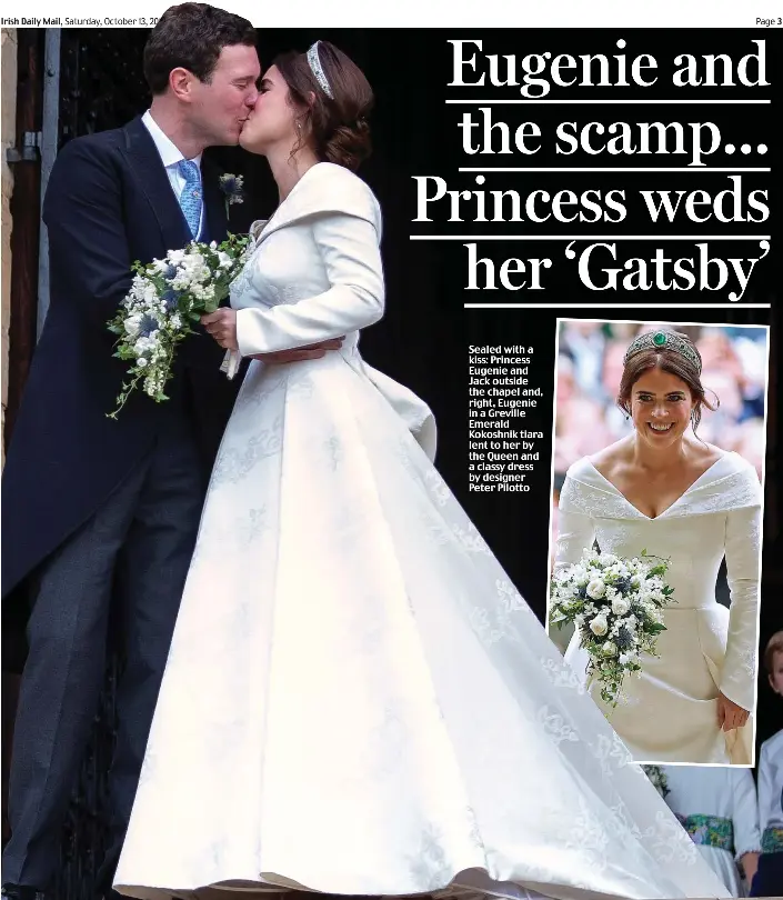 Eugenie and the scamp... Princess weds her 'Gatsby' - PressReader