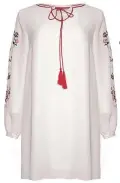  ??  ?? LEFT: White embroidere­d smock dress £36, Glamorous