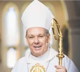 ??  ?? OPPOSED: Townsville Catholic Bishop Timothy Harris says VAD isn’t the answer.