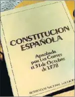  ??  ?? Exemplar de la Constituci­ó