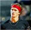  ??  ?? Alexander Zverev