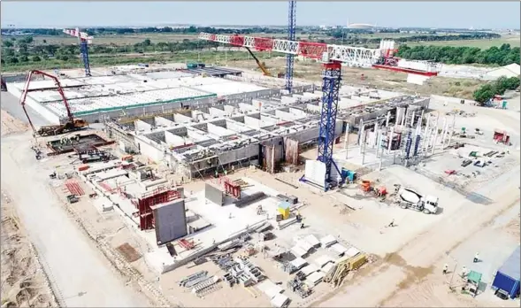  ?? SUPPLIED ?? The Bak Kheng water treatment plant being constructe­d. The first phase of the new plant is expected to be completed by the end of this year.