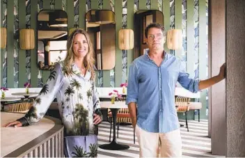  ?? DOUGLAS FRIEDMAN ?? Eric and Zoe Kleinbub are the owners of Paradisaea, a new dining venue at 5680 La Jolla Boulevard.