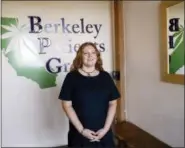  ?? MARCIO JOSE SANCHEZ - THE ASSOCIATED PRESS ?? In this May 11 photo, Danielle Schumacher, CEO and cofounder of THC Staffing Group, a recruitmen­t firm that encourages a more diverse cannabis industry workforce, poses for a portrait in Berkeley, Calif.