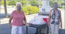  ?? SUBMITTED PHOTO — BOYERTOWN AREA MULTI-SERVICE ?? The Boyertown Area Multi-Service offers Grab & Go meals at its Senior Center in Boyertown. This was a response to clients who specifical­ly came to the Center for a freshly made meal. Since the Center could not feed them inside, the meals were packaged to go. Clients drive up, are met by a team member, and are given their meal.