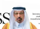  ??  ?? Investors are the most important
enablers of Saudi Arabia’s transforma­tion through Vision 2030.
Khalid Al-Falih
Saudi Minister for Investment