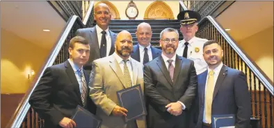  ?? Contribute­d photo ?? Greenwich police were recipients of commendati­ons at the United States Attorney’s Office Law Enforcemen­t Awards late last week.