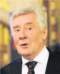  ??  ?? ●●Tony Lloyd has called on the Transport Secretary to end Northern Rail’s franchise