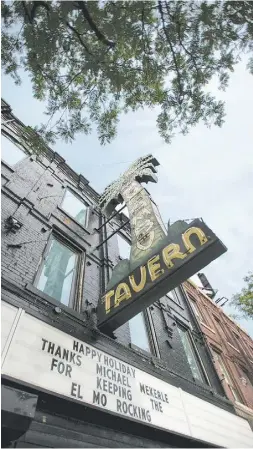  ?? Tyler Anderson / National Post ?? Michael Wekerle bought the legendary El Mocambo nightclub for $3.7 million and plans to install a studio.