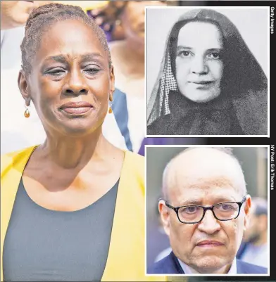  ??  ?? OH, MOTHER: First Lady Chirlane McCray “screwed up” in denying Mother Cabrini a Big Apple statue, and that’s why city Cultural Affairs director Tom Finkelpear­l is quitting his “dream job” two years early, a source says.