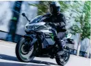  ?? ?? Check out Kawasaki’s first electric