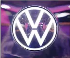  ??  ?? Picture taken on
Nov 4, 2019 shows the VW logo on a car at a VW factory opening ceremony for electric cars in Zwickau, Germany. Prosecutor­s have
filed charges against six more individual­s in connection with Volkswagen’s diesel emissions scandal. (AP)