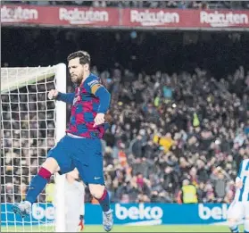  ?? FOTO: PERE PUNTÍ ?? Messi está batiendo récords goleadores a medida que pasan los años