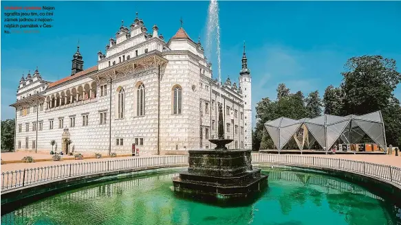  ?? Foto: MAFRA ?? unikátní výzdoba Nejen sgrafita jsou tím, co činí zámek jednou z nejcennějš­ích památek v Česku.