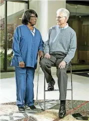  ?? [PHOTO PROVIDED] ?? Mary Long and Dr. Rodger McEver are pictured at the Oklahoma Medical Research Foundation.