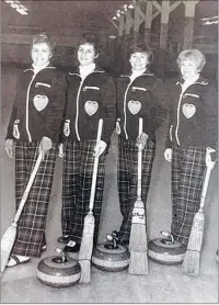  ??  ?? Team Skinner from 1977 is shown here and includes Jean Skinner, Adine Boutilier, Shirley Pace and Barb MacLeod.