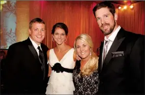  ??  ?? Todd and Amber McGuire of Benton with Kristen and Cliff Lee