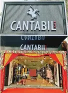  ?? ?? The Cantabil store is a shopping destinatio­n for the whole family