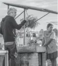  ?? NETFLIX ?? Director Alfonso Cuaron and actress Yalitza Aparicio on the set of “Roma.”