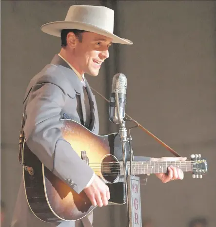  ?? PHOTOS: CALGARY INTERNATIO­NAL FILM FESTIVAL ?? British actor Tom Hiddleston stars in the Hank Williams biopic I Saw The Light, which will open the Calgary Internatio­nal Film Festival. The film is already generating Oscar buzz.