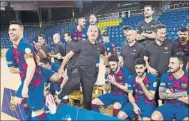  ?? FOTO: PERE PUNTÍ ?? Con ganas de más títulos
El Barça quiere seguir llevando trofeos al Museu