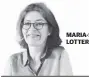  ??  ?? MARIA-SIBYLLA LOTTER