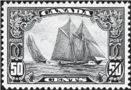  ?? ?? Bluenose Stamp, 1929.