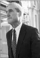  ?? J. SCOTT APPLEWHITE/AP 2017 ?? Special counsel Robert Mueller has given questions to the president’s lawyers, the New York Times says.