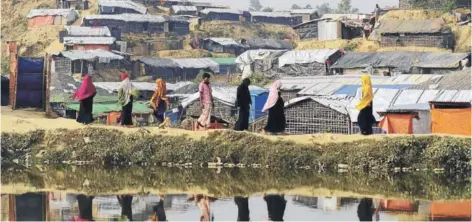  ?? FOTO AFP ?? Unos 618.000 rohingya musulmanes salieron de Myanmar, de mayoría budista, desde mediados de año hacia Bangladesh.