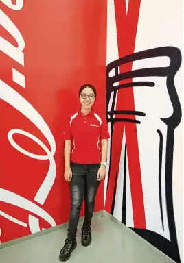  ??  ?? Shee is now a management associate under Coca-Cola Bottlers Malaysia’s Supply Chain Project Team.