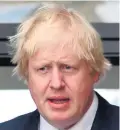  ??  ?? Historic moment: Boris Johnson