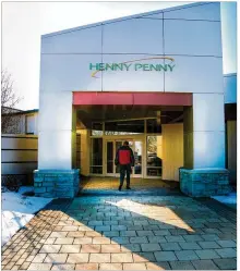  ?? STAFF FILE ?? Henny Penny, based in Preble County, said its company’s manufactur­ing operation in Suzhou, China, is slowly resuming production.