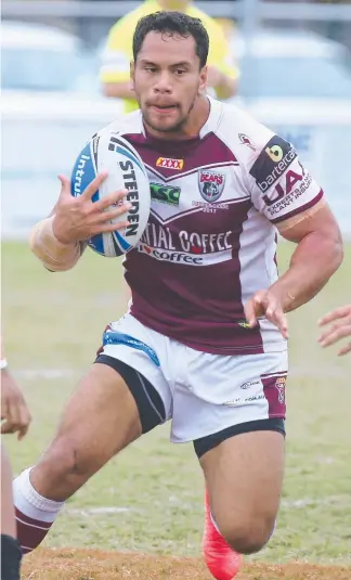  ?? Picture: MIKE BATTERHAM ?? Star hooker Pat Politoni lined up just 10 times for the Bears in 2017.
