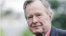  ?? LAWRENCE JACKSON, AP ?? Former U.S. president George H.W. Bush died on Friday, eight months after the death of his wife, Barbara Bush.