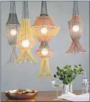  ??  ?? Bright idea: ‘Small space’ lamps