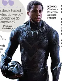  ?? ?? ICONIC: Chadwick Boseman as Black Panther