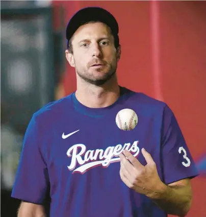  ?? AP FILE ?? Three-time Cy Young winner Max Scherzer agrees that MLB needs to look at ways to return starting pitching to prominence. The 39-year old believes a 12-pitcher roster limit is “a terrible idea” and instead thinks baseball should “incentiviz­e keeping the starter in the game longer.”