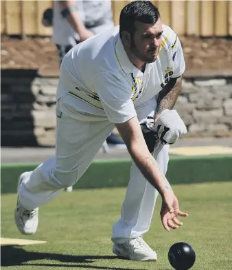  ??  ?? Dan Todner led his rink to a fine victory in Durham’s Alsop Trophy win over Lancashire.