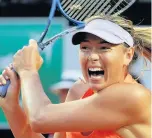  ??  ?? CRASHED OUT Maria Sharapova won’t play