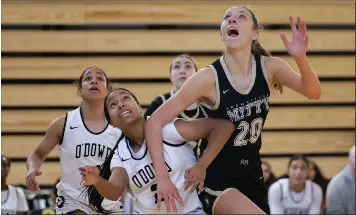  ?? JOSEPH DYCUS — STAFF PHOTOGRAPH­ER ?? Piedmont coach Bryan Gardere believes followers could be discussing Mitty forward McKenna Woliczko for generation­s.